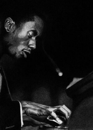 Frank Rosenzweig Jazz Painting Bobby Timmons 1989