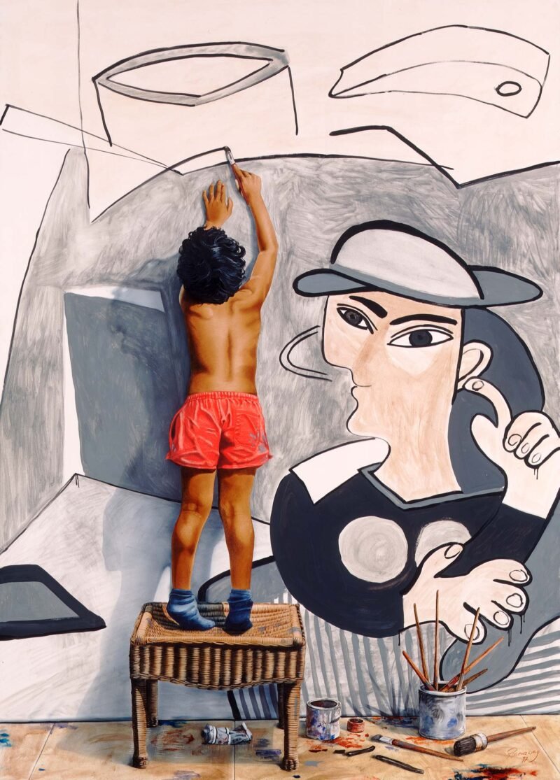 Frank Rosenzweig Marvin malt Picasso