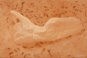 Frank Rosenzweig Ohne Titel (Akt liegend)