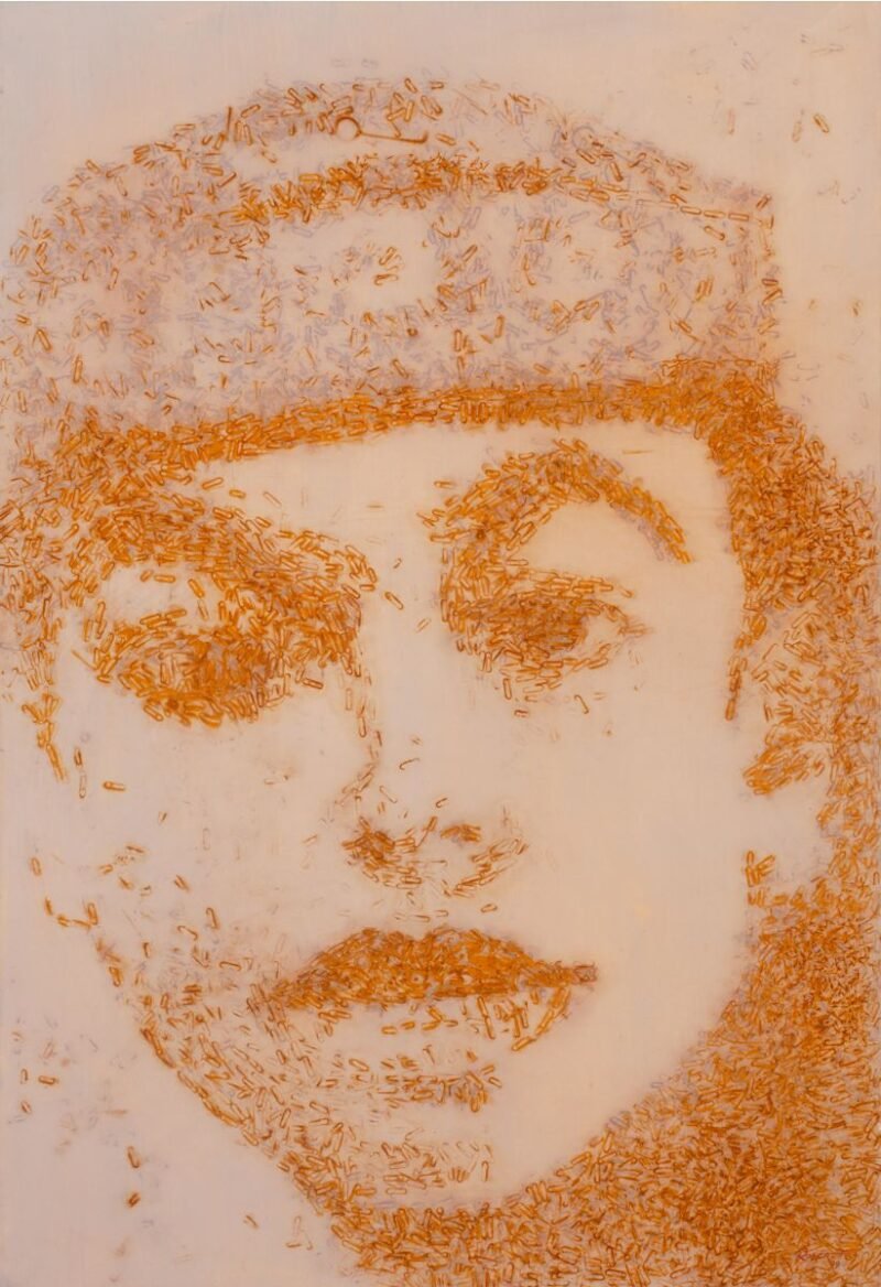 Frank Rosenzweig Gemälde in Rost 1999