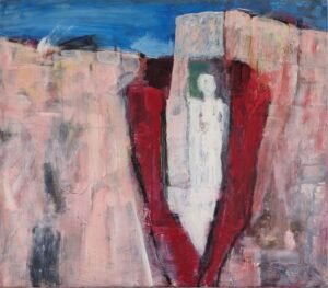Irene Hintmann Klotz Mensch an der klippe (2006)