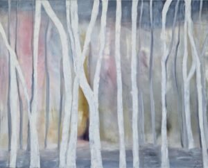 Irene Hintmann Klotz Birken im Nebel