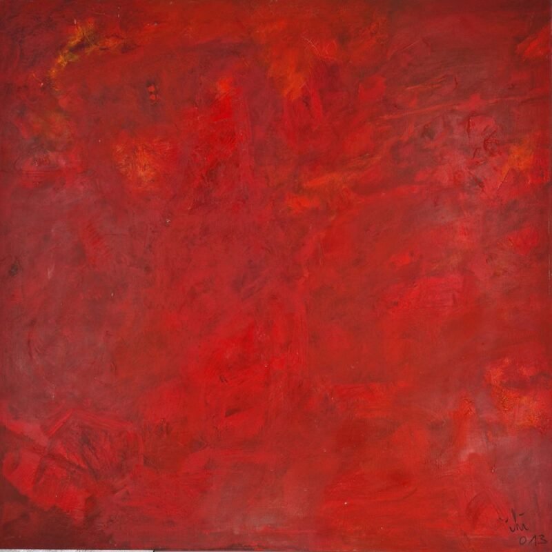 Irene Hintmann Klotz Farbexplosion in Rot