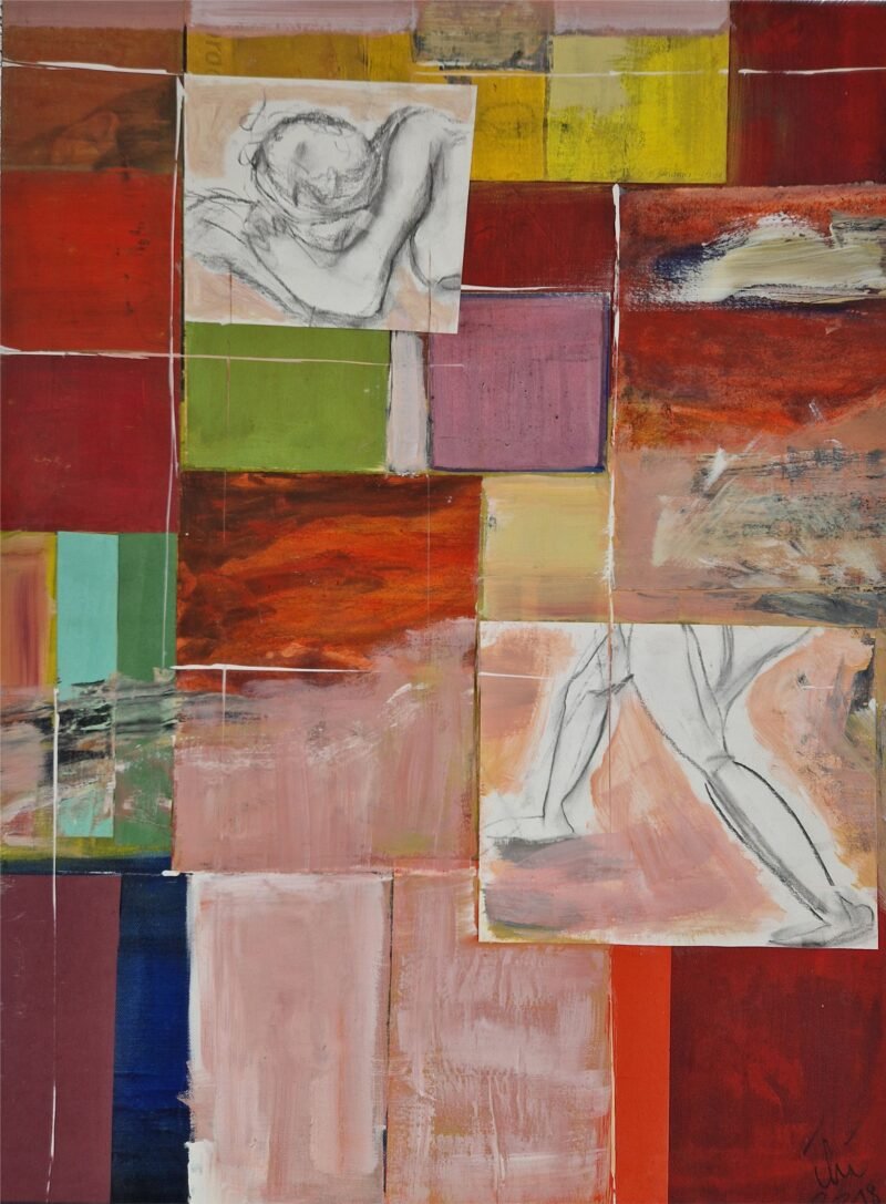 Irene Hintmann Klotz Mensch + Geometrie Collage